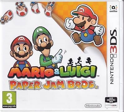 Mario & Luigi - Paper Jam Bros. - Nintendo 3DS Spil (B Grade) (Genbrug)